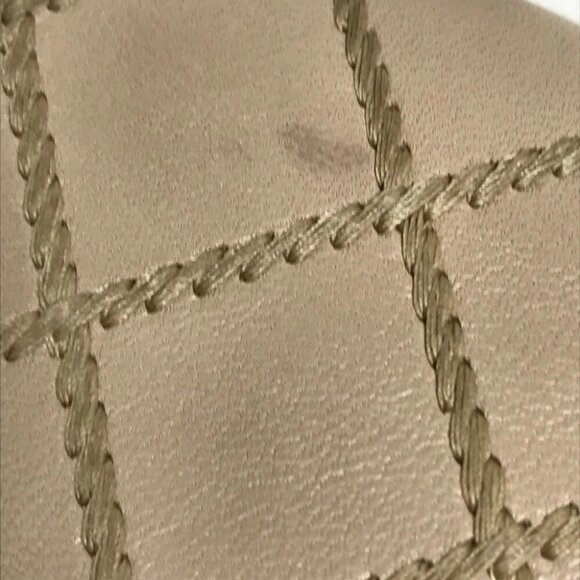 CHANEL Matelasse design Chain wallet Shoulder Bag Long Wallet Lambskin Beige - Picture 8 of 16